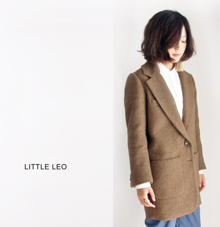 LITTLELEO独立设计师羊绒羊毛阔肩茧型大衣/长西装（定制）