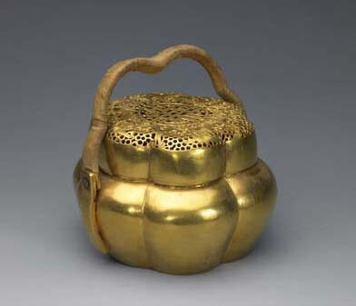 清·八成金手炉——安徽博物馆