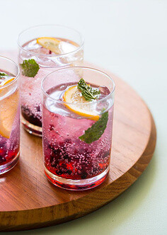 Blackberry Meyer Lemon Gin &amp; Tonics