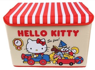 hello kitty卡通可爱 收纳箱储物箱收纳盒整理箱可折叠家居收纳盒