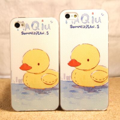 荔枝纹硬壳iphone4/4s大黄鸭手机壳iphone5/5S彩绘保护壳http://item.taobao.com/item.htm?spm=a1z10.1.w6568654-4672290455.18.LAcOSW&amp;id=36069331654