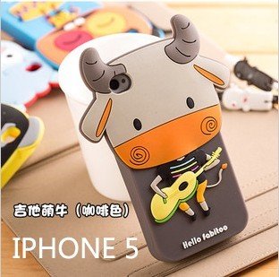 森林乐队iphone4s手机壳 硅胶 苹果5手机壳 卡通 iphone4手机套潮