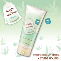 EtudeHouse 爱丽小屋开心下午茶洗面奶 绿茶 芦荟 蜜桃 柠檬 牛奶