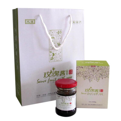 【山东特产】 玫瑰酱 玫瑰制品 礼盒装 200g*4-淘宝网