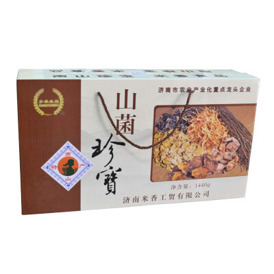 【山东特产】乡禾米屋 山菌珍宝礼盒装 木耳 香菇 松菇 礼盒1440g