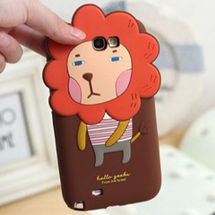 包邮罗马尼 三星i9300手机壳 n7100硅胶套 狐狸狮子兔子手机壳萌