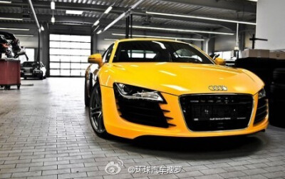 黄色 Audi R8 真漂亮~ @环球汽车搜罗