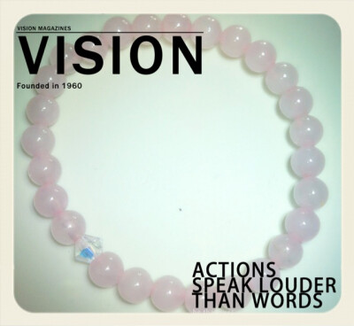 Vision in Action茹●手工●天然水晶 手链女弹力桃花运粉晶手链http://shop106466048.taobao.com/shop/view_shop.htm?spm=a1z0e.1.10010.3.UdFD7U