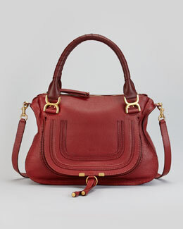 V1P1D Chloe Marcie Medium Shoulder Bag, Red