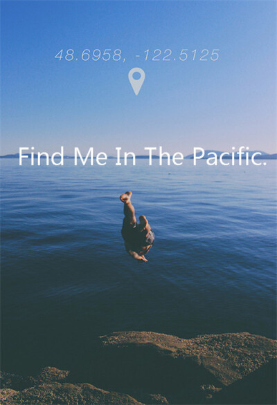 Find Me In The Pacific、Find Me In The Pacific、文字、夏天、欧美、安静