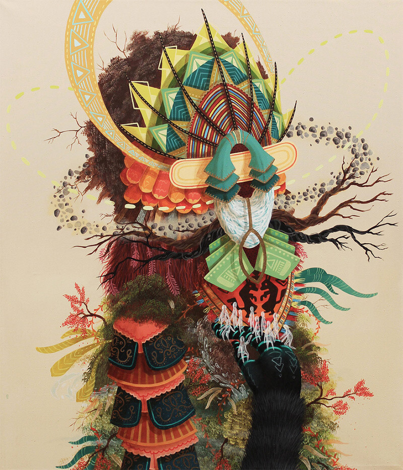 神兽 | 墨西哥画家和街头艺术家 Curiot (Favio Martinez)
