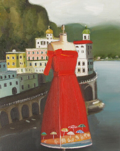 along the amalfi coast dress