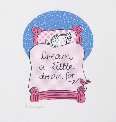 Dreamer (Pink) - Original Screen Print