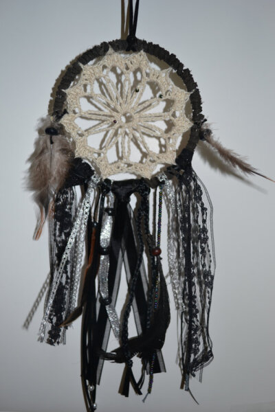 Black &amp; Silver Dream Catcher