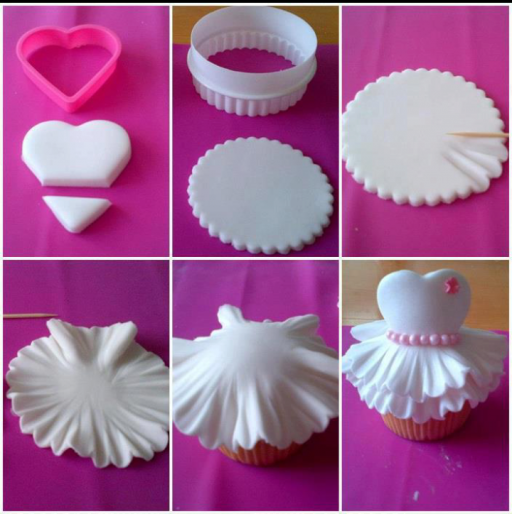 make super cute cup cake treats step by step DIY