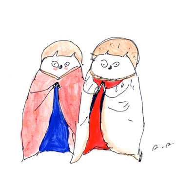 Cat Saints- Fine Art Print