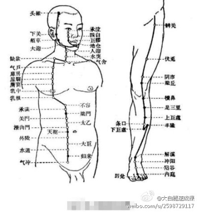 {按摩消除痤疮}因胃肠机能失调而引起的痤疮可以试试按摩法，在足阳明胃经的足部作由下而上轻快的擦法，并揉太溪、三阴交、殷门穴各一分钟，按揉肾俞、命门一分钟，均以酸胀为度，擦涌泉至热为佳。