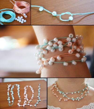 Easy beaded bracelet