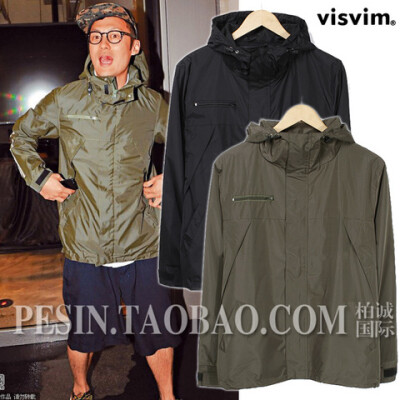 陈冠希 余文乐 visvim 长袖男式冲锋衣风衣男韩版潮牌春秋薄外套