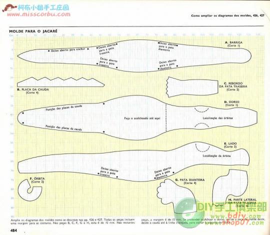 两款大型抱枕（有图纸）-制作方法