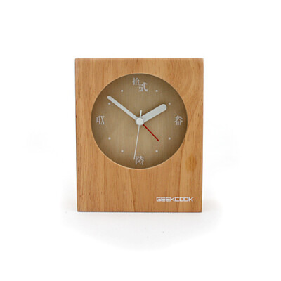 GeekCook座钟：一块原木闹钟／一块原木闹钟／无设计创意生活