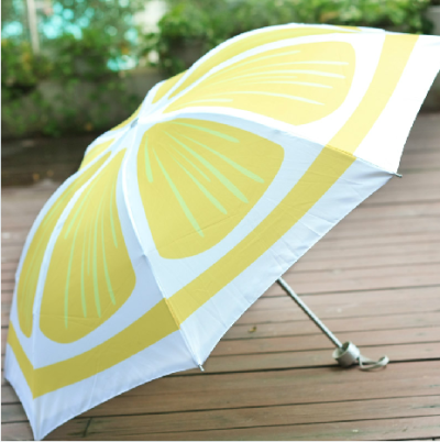 MiuColor米悠本色创意雨伞便携三晴雨伞水果伞柠檬型创意柠