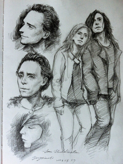 凩翊XL 的插画 TomHiddleston