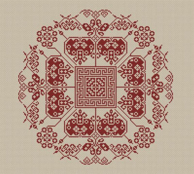 Cross stitch pattern CrossStitch PDF vintage by danceneedle, $8.00