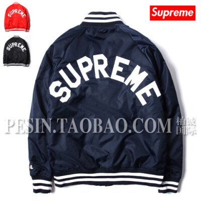 2013秋裝上新 supreme 男式男士夾克棒球服 男裝新品 陳冠希外