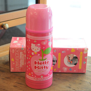 hellokitty不锈钢保温杯（玫红ML）保温瓶女士儿童保温