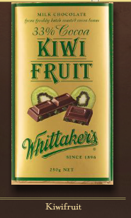 新西兰WHITTAKER’S惠特克奇异果巧克力 250g