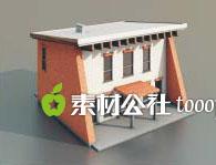 别致欧美建筑效果图3d模型欧美建筑3D效果图模型