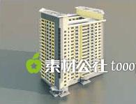 欧美建筑3D效果图模型3d建筑模型建筑设计效果图国外商业