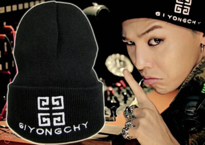 *sunshine家*CrayonMV同款权志龙GD同款Giyongchy Beanie 针织帽