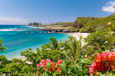 哈莫纳海滩(Hamoa Beach)(夏威夷毛伊岛)