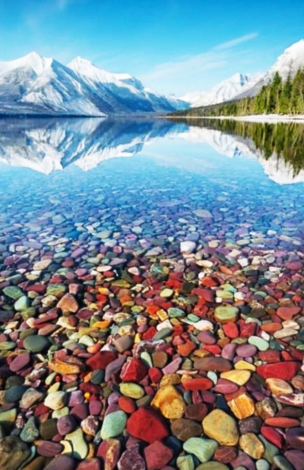 Lake McDonald,Glacier National Park,Flathead County,Montana,USA: