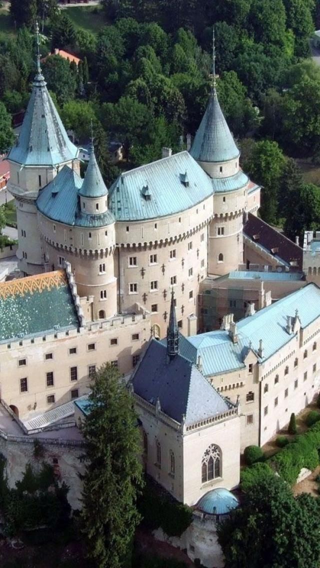 Bojnický zámok / castle, Bojnice, Slovakia - Built in the 12th century, it is one of the most visited castles in Slovakia, receiving hundreds of thousands of visitors every year and also being a popular filming stage for fantasy and fairy-tale movies.