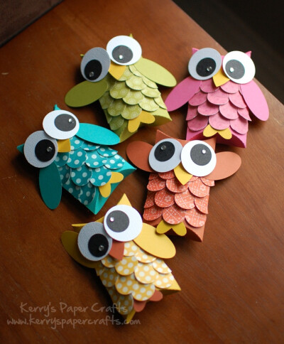 toilet paper roll owls... cute crafts #kids #crafts