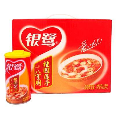 银鹭 桂圆莲子八宝粥360g*12 29.9元包邮（团购）