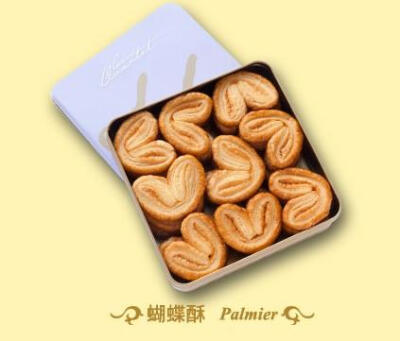 【蛋蛋香港代购】cookies quartet曲奇四重奏 蝴蝶酥