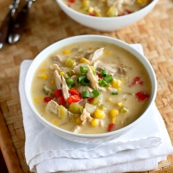 {recipe} Light Turkey (or Chicken) &amp; Corn Chowder