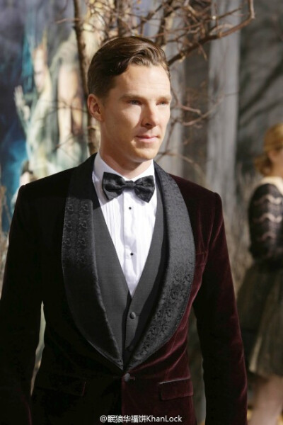  benedictcumberbatch The hobbit 本尼亲亲的小西装真是美艳动人