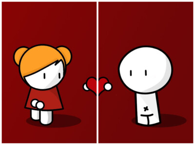 情侣头像 点开大图 自行剪裁