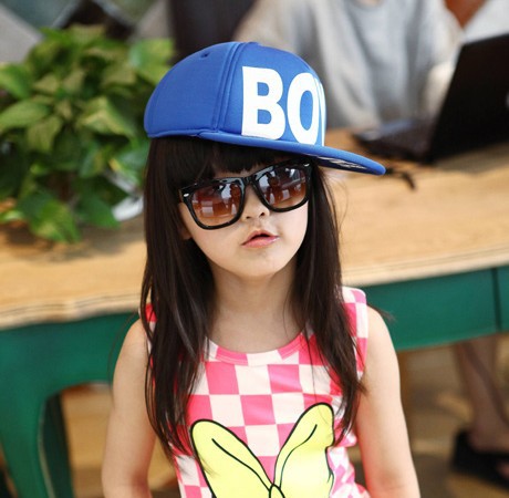 儿童 鸭舌帽 平板帽 棒球帽 BOY字母-淘宝网