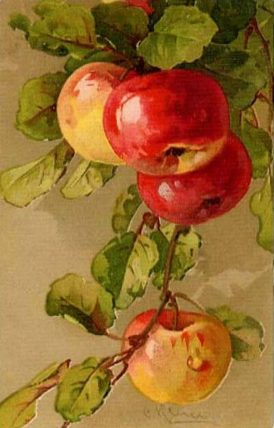 Apple painting