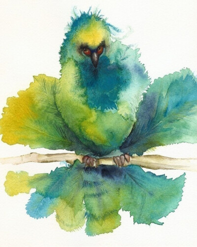 #colorful Watercolor painting / print