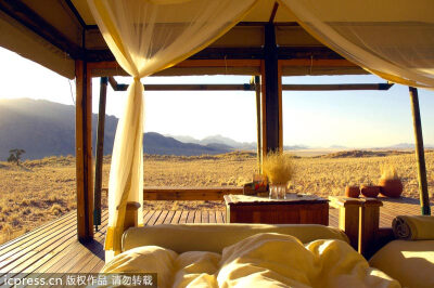 纳米比亚纳米布兰自然保护区，沃维丹斯度假营地。