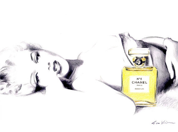 Marilyn Monroe in Chanel No 5