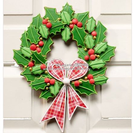 Cookie Wreath，最后一张是用来搞笑的 #Amazing Cakes#