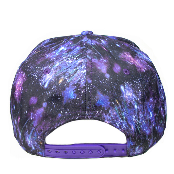 snapback滑板帽休闲韩版潮人太空星球星空帽子 平沿棒球帽 男女款